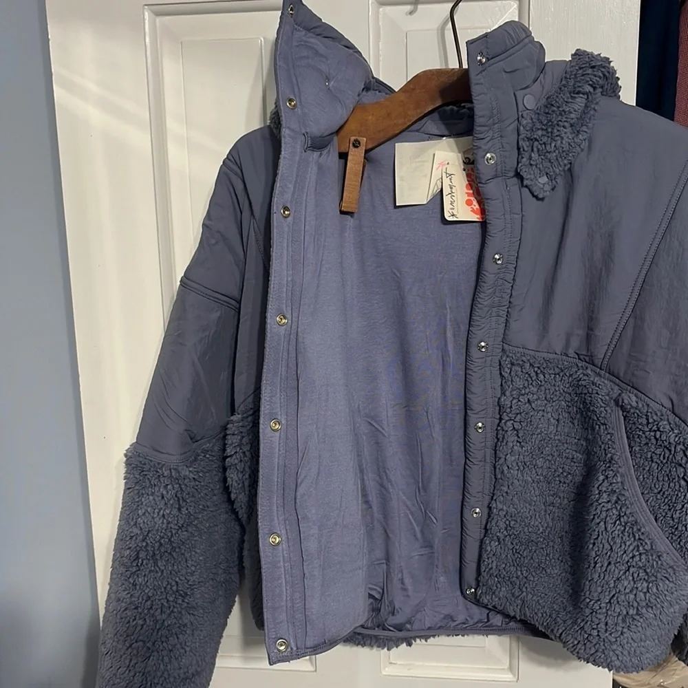 NWT Free People Adventure Awaits Fleece Jacket Size XS